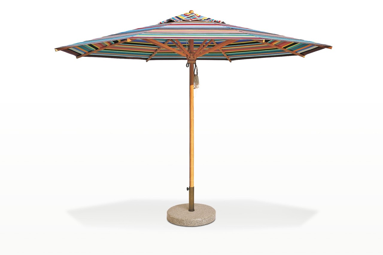 Klassiker Sonnenschirm mit Knickmechanismus - Multicolor